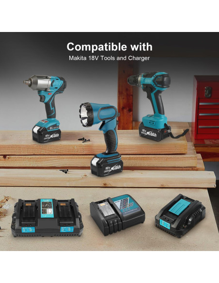 Batería Reemplazo Makita 18V 6.0Ah Negro - BL1860B Compatible Batería Reemplazo Makita 18V 6.0Ah Negro - BL1860B Compatible