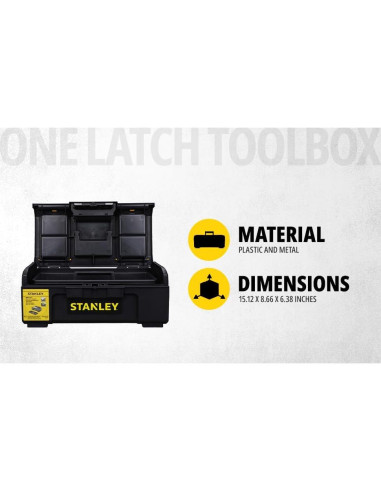 Caja de herramientas STANLEY 16" (40.64 cm) con organizadores