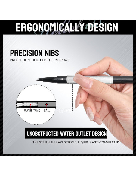 Lápiz de Cejas Doble Punta Yulinlon 0.01mm Impermeable Marrón Claro Lápiz de Cejas Doble Punta Yulinlon 0.01mm Impermeable Marrón Claro