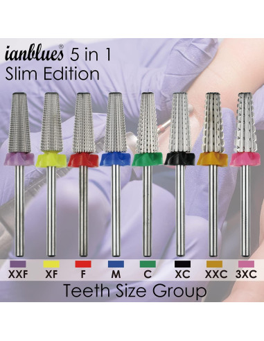 Taladro de Uñas Profesional 5 en 1 Rongchen Beauty Medio -M