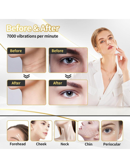 Masajeador Facial Portátil Li-Tek LED 7 Colores Cuidado Piel Masajeador Facial Portátil Li-Tek LED 7 Colores Cuidado Piel