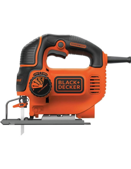 Sierra de Vaivén Eléctrica BLACK+DECKER BDEJS600C 5A 3000SPM Sierra de Vaivén Eléctrica BLACK+DECKER BDEJS600C 5A 3000SPM