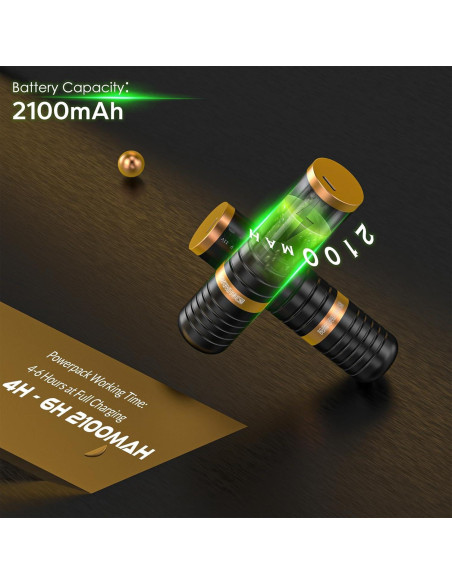 Kit de Tatuaje Inalámbrico Wormhole 2100mAh - Negro Kit de Tatuaje Inalámbrico Wormhole 2100mAh - Negro