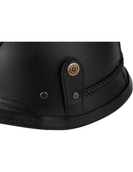 Casco Medio de Motocicleta Retro Yesmotor 108 Negro M Casco Medio de Motocicleta Retro Yesmotor 108 Negro M