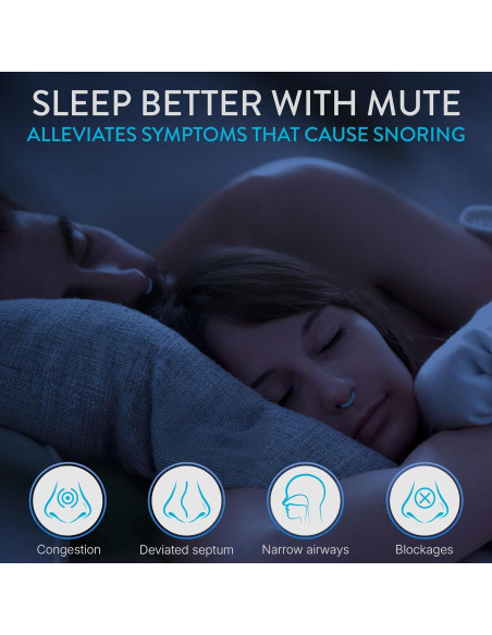 Dilatadores Nasales Mute Rhinomed - Paquete de 3 Pequeños Dilatadores Nasales Mute Rhinomed - Paquete de 3 Pequeños