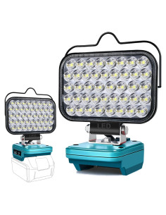 Luz de Trabajo LED Inalámbrica Edtran 80W 8000LM para Makita
