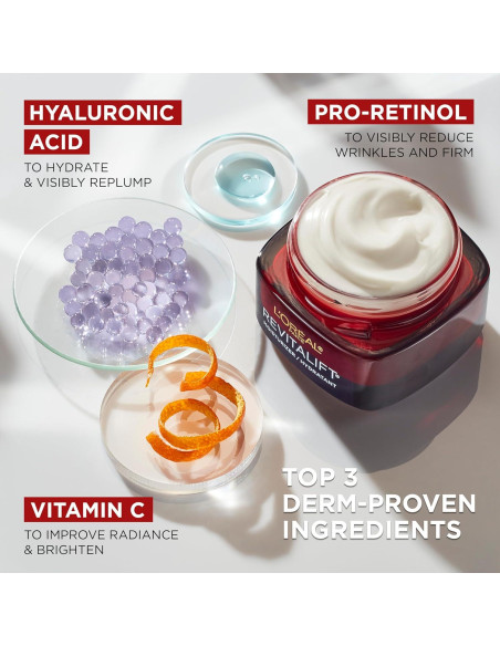Crema Hidratante Facial L'Oreal Paris Revitalift 50ml Anti-Envejecimiento Crema Hidratante Facial L'Oreal Paris Revitalift 50ml Anti-Envejecimiento