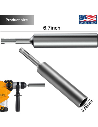 Conductor de Varilla de Tierra SDS Plus SD FACTORY 5/8" y 3/4"