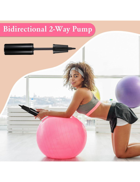 Conjunto de Bomba de Mano Skylety para Pelotas de Ejercicio 13 Piezas Conjunto de Bomba de Mano Skylety para Pelotas de Ejercicio 13 Piezas