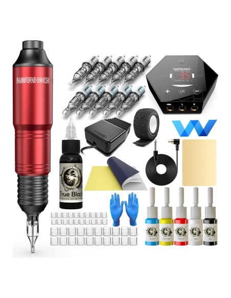 Kit de Tatuaje Wormhole WTK100 para Principiantes - Completo Kit de Tatuaje Wormhole WTK100 para Principiantes - Completo