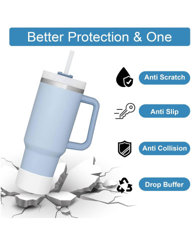 Manga Protectora de Silicona Beonsky para Botellas Stanley 40oz
