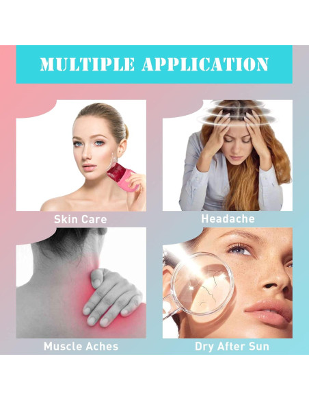Rodillo de Hielo Facial VANALIA Azul con Gua Sha y Silicona Rodillo de Hielo Facial VANALIA Azul con Gua Sha y Silicona