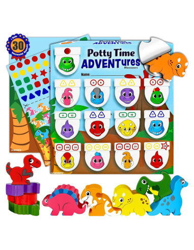 Juego de Entrenamiento para el Baño Lil ADVENTS - Dinosaurios