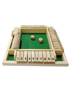 Juego de Mesa Cierra La Caja DC-BEAUTIFUL Madera Verde 2-4 Jugadores