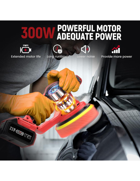 Pulidora Inalámbrica Avhrit LCP04 6" 21V 5500 RPM con 2 Baterías Pulidora Inalámbrica Avhrit LCP04 6" 21V 5500 RPM con 2 Baterías
