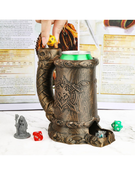 Torre de Dados DND AUSPDICE Bronce 17.6x10.8x16.1cm Torre de Dados DND AUSPDICE Bronce 17.6x10.8x16.1cm