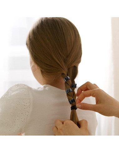 50 Clips de Garra para Cabello Yongdeli - Negro - 2x1.8 cm