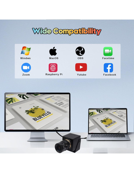 Cámara USB SVPRO 4K 60fps con lente zoom 2.8-12mm Cámara USB SVPRO 4K 60fps con lente zoom 2.8-12mm