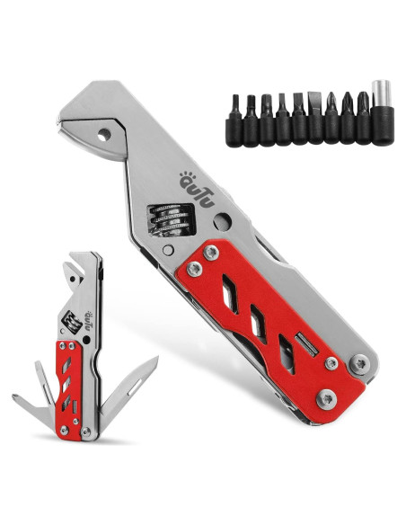 Llave Multiherramienta OUTU Roja con Destornilladores y Abrebotellas Llave Multiherramienta OUTU Roja con Destornilladores y Abrebotellas
