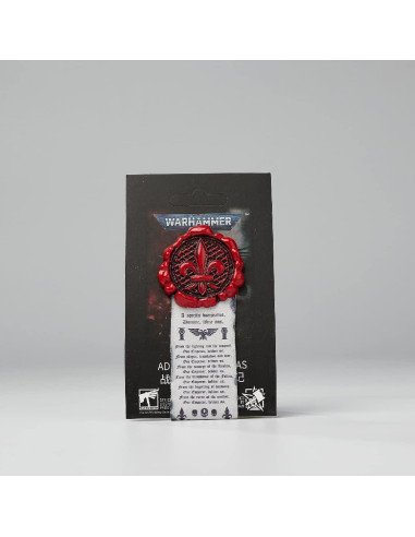 Broche Colgante Starforged Adepta Sororitas 14x4cm Warhammer 40K