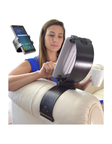 Soporte Universal para Tabletas y Celulares Clamp Champion - Negro