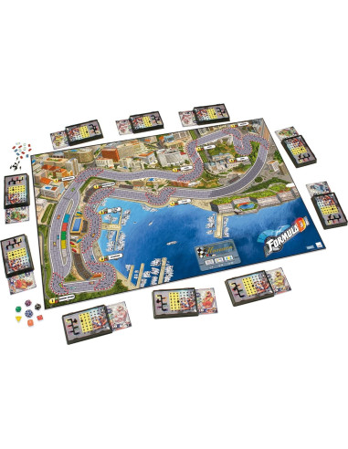 Juego de Mesa Formula D Zygomatic - Carreras de Estrategia 2-10 Jugadores