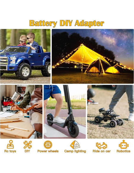 Adaptador Power Wheels CHoiKWong para Batería Dewalt 20V Adaptador Power Wheels CHoiKWong para Batería Dewalt 20V