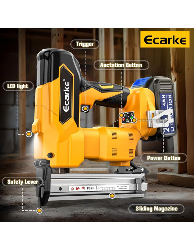 Clavadora de 18 Gauge Dewalt 20V Max con Batería 4Ah