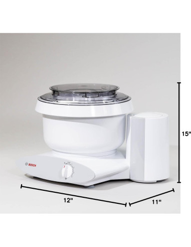 Mezclador Bosch Universal Plus 500W 6.5L con Varillas y Gancho