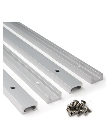 Deslizador T-Track Aluminio 300mm Zeberoxyz 4 Piezas