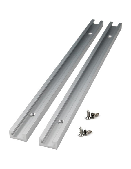 Deslizador T-Track Aluminio 300mm Zeberoxyz 4 Piezas Deslizador T-Track Aluminio 300mm Zeberoxyz 4 Piezas