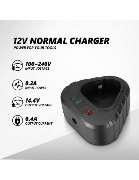 Cargador de Batería de Litio-Ion 12V DNA Motoring TOOLS-00179 Cargador de Batería de Litio-Ion 12V DNA Motoring TOOLS-00179