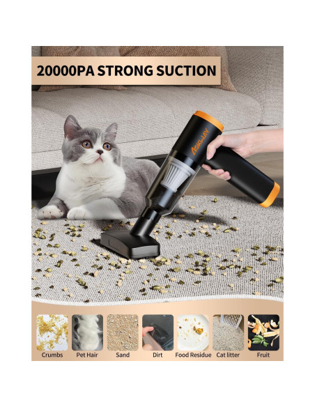 Aspiradora de Coche Aokway M8 Portátil Sin Cable 20000PA Aspiradora de Coche Aokway M8 Portátil Sin Cable 20000PA
