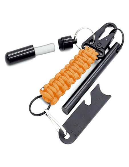 Encendedor de Fuego AYIN Táctico Ferrocerio 10 cm Kit Supervivencia Encendedor de Fuego AYIN Táctico Ferrocerio 10 cm Kit Supervivencia