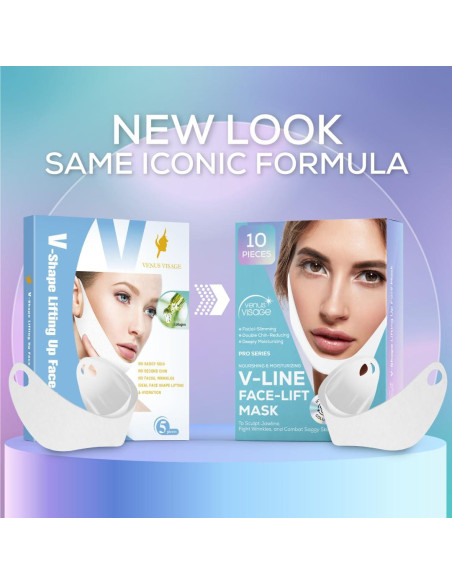 Máscara Lifting V Line Venus Visage - Cinta Invisible Facial 5 Unidades Máscara Lifting V Line Venus Visage - Cinta Invisible Facial 5 Unidades