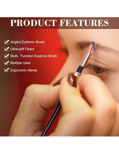 Brochas de Cejas Multifuncionales PAGOW - 4 Piezas
