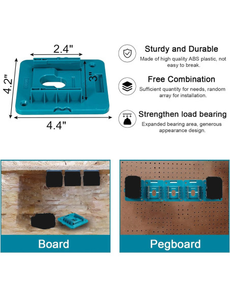 Soporte de Batería Crivnhar 5 Pack para Makita 18V Soporte de Batería Crivnhar 5 Pack para Makita 18V