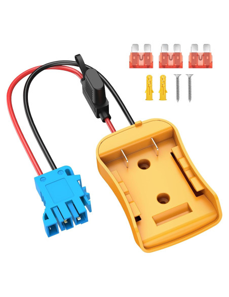 Adaptador de Batería Azocek para Peg-Perego 12V con Fusible Adaptador de Batería Azocek para Peg-Perego 12V con Fusible