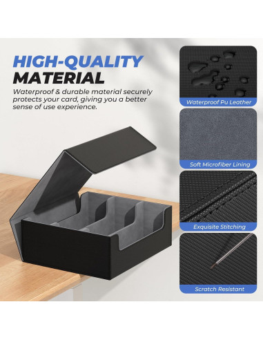 Caja de Cartas Coleccionables MaxGear - Almacenamiento 1800 Cartas