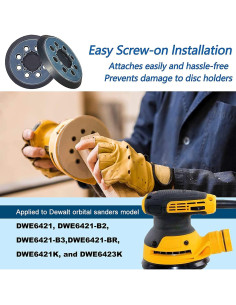 Pad de Lijadora 5" Donanim para DeWalt DWE6423 DWE6421 2