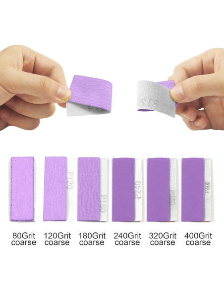 Kit de Papel de Lijar MAXMAN 70PCS Grano 80-600 para Madera Kit de Papel de Lijar MAXMAN 70PCS Grano 80-600 para Madera
