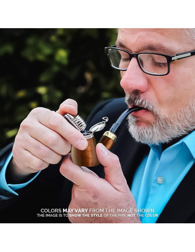 Pipa de Tabaco Curva Completa Mr. Brog No. 21 Marrón