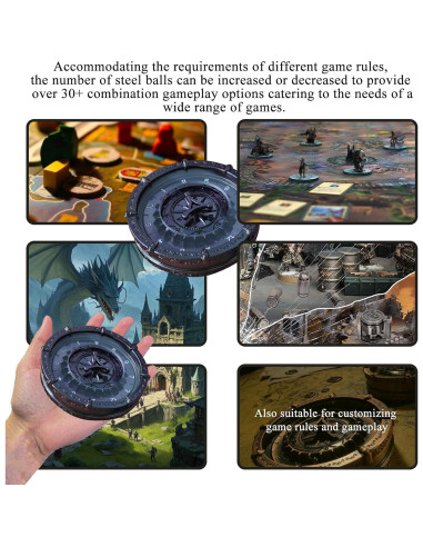 Dados Aleatorios DND 7-en-2 SIGNALPLUS Dragón Colorido