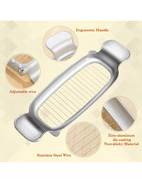 Cortador de Mantequilla y Queso Tzwhwcx 19.5x6.6 cm Ergonómico Cortador de Mantequilla y Queso Tzwhwcx 19.5x6.6 cm Ergonómico
