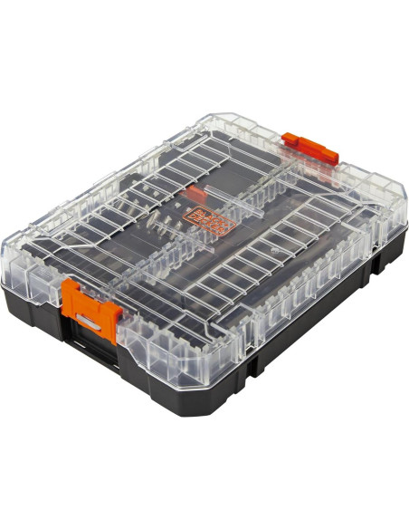 Set de Puntas de Destornillador y Taladro Black+Decker 130 Piezas Set de Puntas de Destornillador y Taladro Black+Decker 130 Piezas
