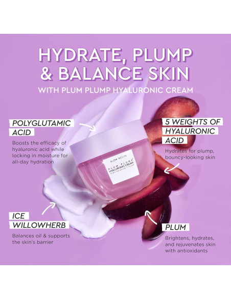 Crema Facial Hidratante Glow Recipe Plum Plump 20ml - Ácido Hialurónico Crema Facial Hidratante Glow Recipe Plum Plump 20ml - Ácido Hialurónico