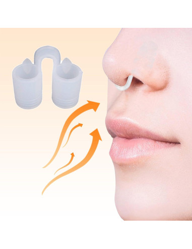 Dilator Nasal Mobi Lock - Paquete de 12 Válvulas Suaves Grande