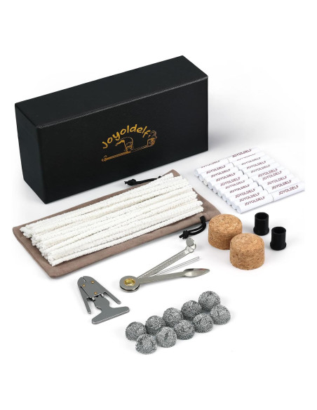 Kit de Accesorios para Pipa Joyoldelf - 10 Bolas, 50 Limpiapipas, 20 Filtros 9mm Kit de Accesorios para Pipa Joyoldelf - 10 Bolas, 50 Limpiapipas, 20 Filtros 9mm