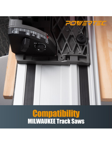 Guía de Riel de Sierra de Pista POWERTEC 55" (139.7 cm) para Milwaukee
