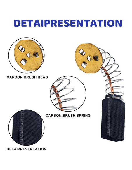 4 Cepillos de Carbono GZJoSum para Dewalt DW705 DW708 DW359 4 Cepillos de Carbono GZJoSum para Dewalt DW705 DW708 DW359